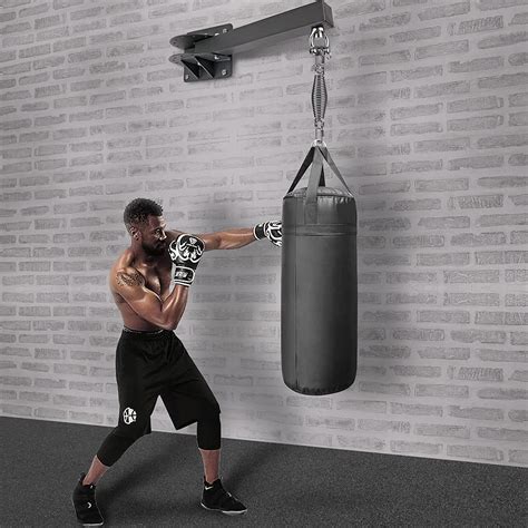 boxing bag wall mount bracket|heavy bag wall mount swivel.